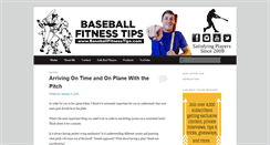 Desktop Screenshot of baseballfitnesstips.com